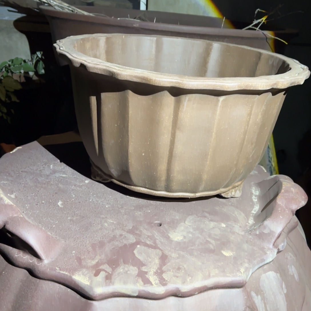 （***）紫砂花盆宜兴紫砂花盆莲花60