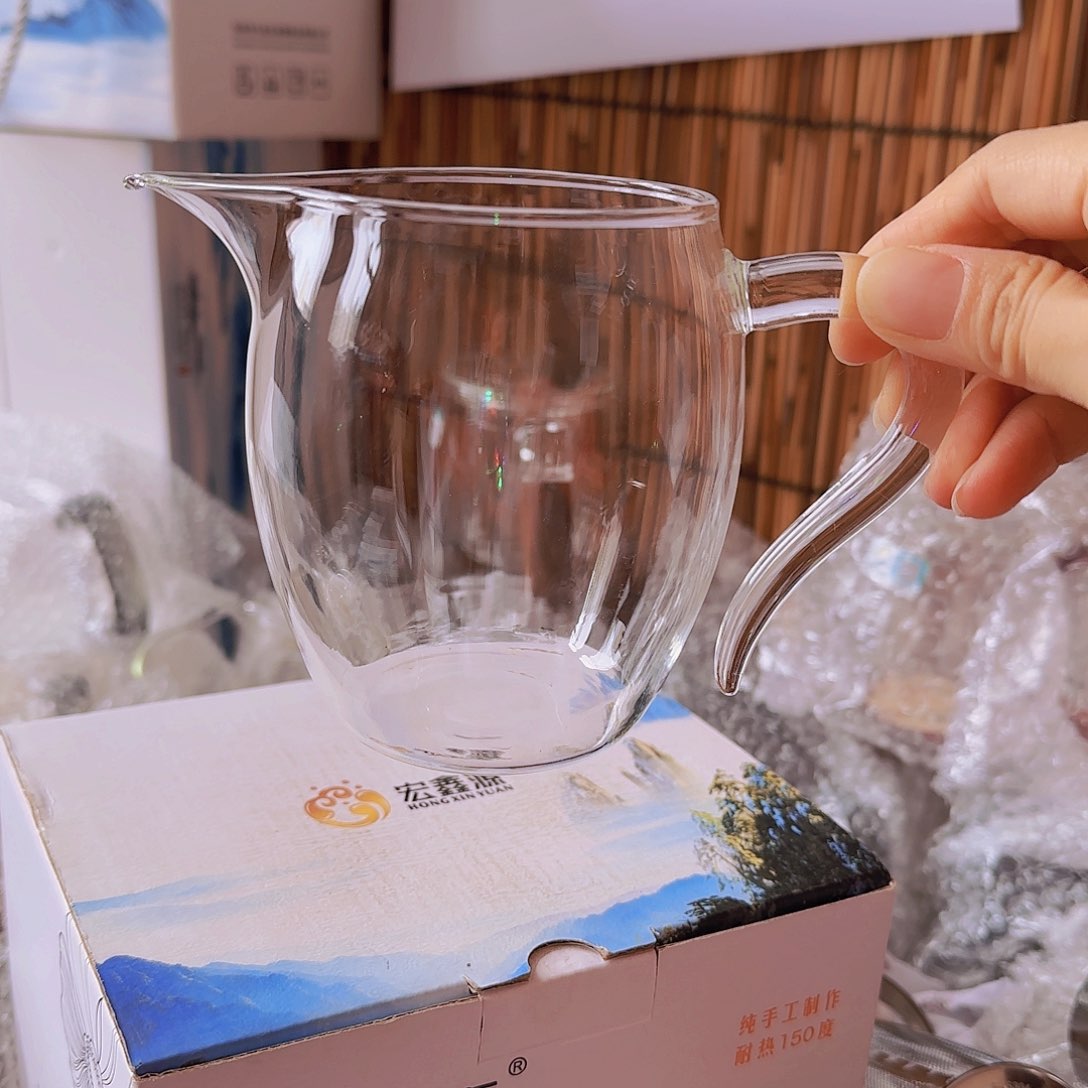 高硼硅玻璃茶水分离款瑕疵玲珑白6.1