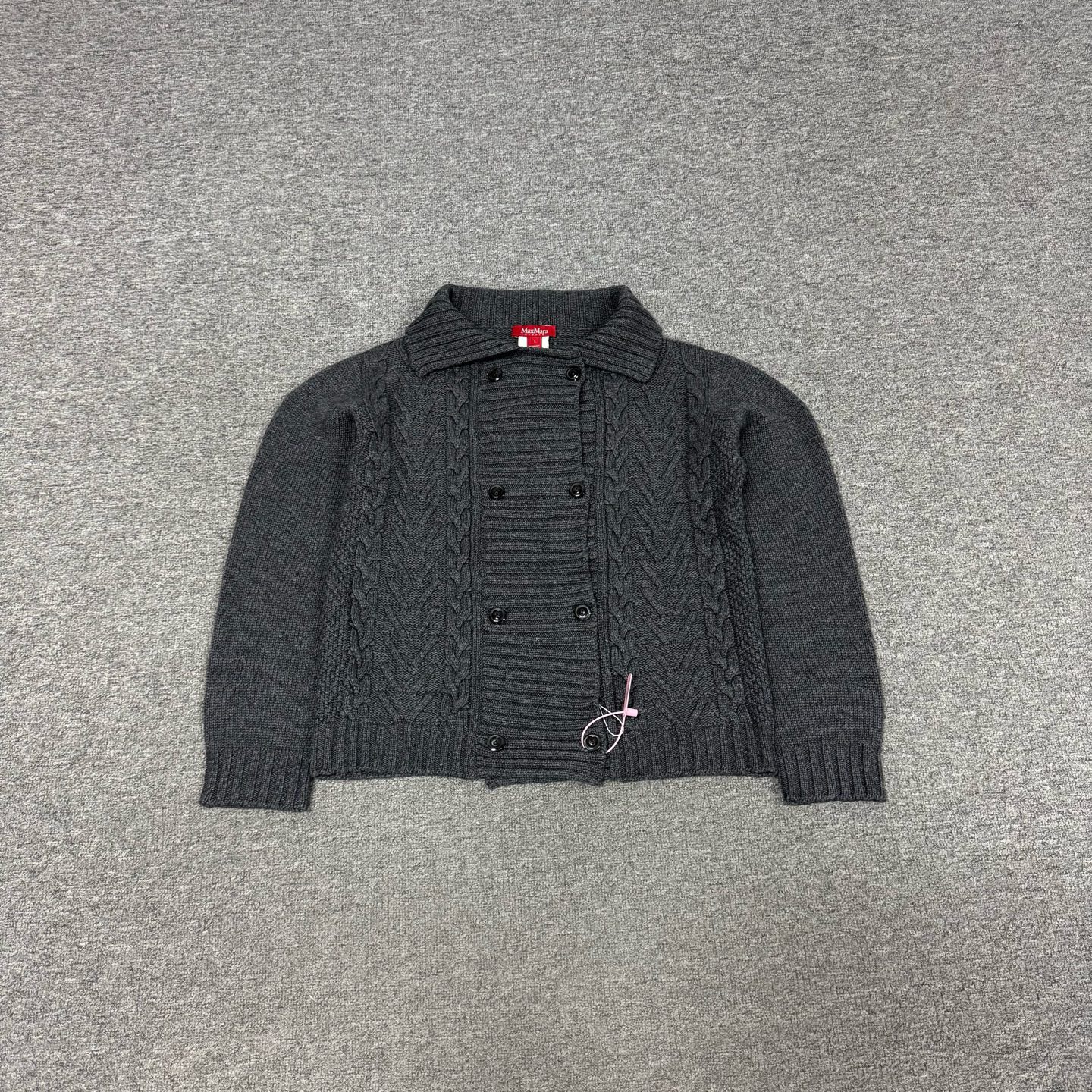 99新 AMIPARIS maxmara 双排扣针织开衫