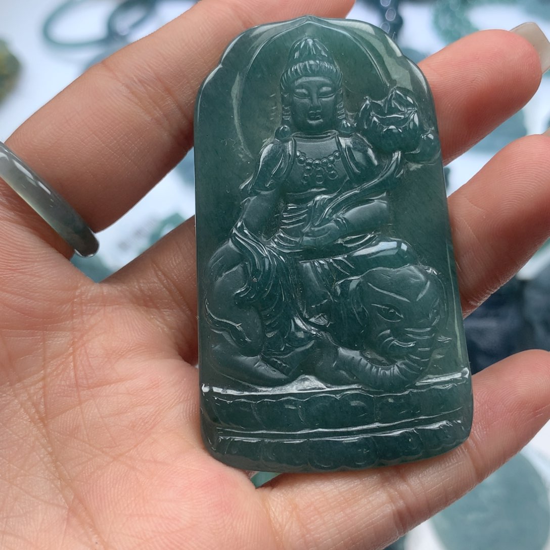翡翠未镶嵌颈饰天然翡翠