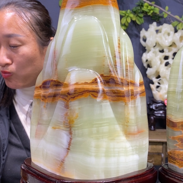 石材精品古青石摆件