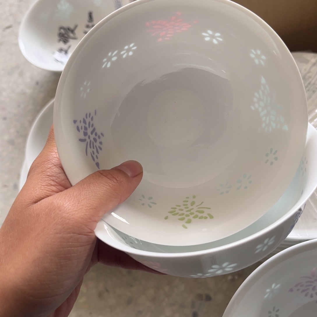 瓷片景德镇高温细白瓷餐具