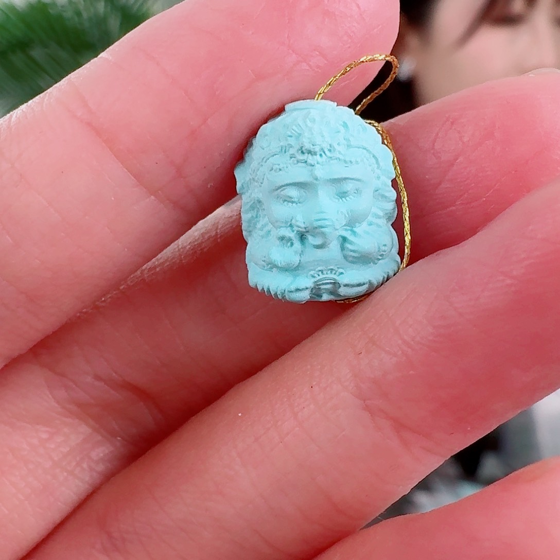 未镶嵌绿松石珠宝奇石