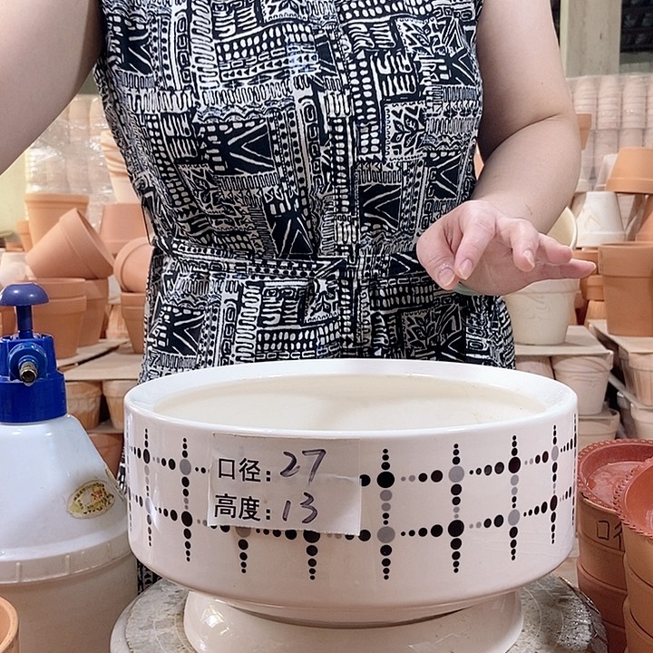 CCH010-大號微瑕陶瓷花盆