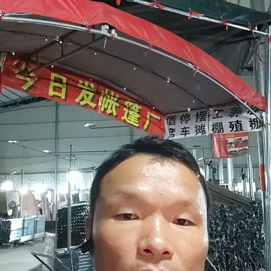 拱棚顶红涂银布款5宽×6长的➕三面围红布