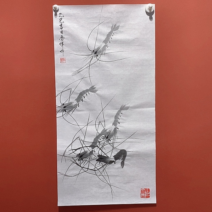 国画冯伟老师手绘国画作品音浩