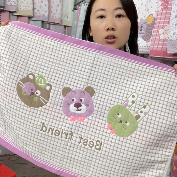 棉儿童特价处理紫色三熊