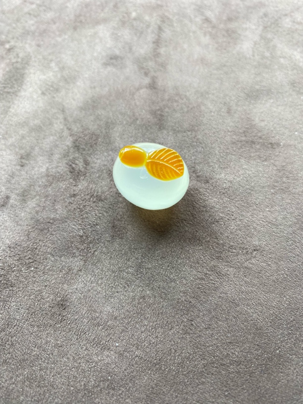 糖心玛瑙巧雕小苹果吊坠