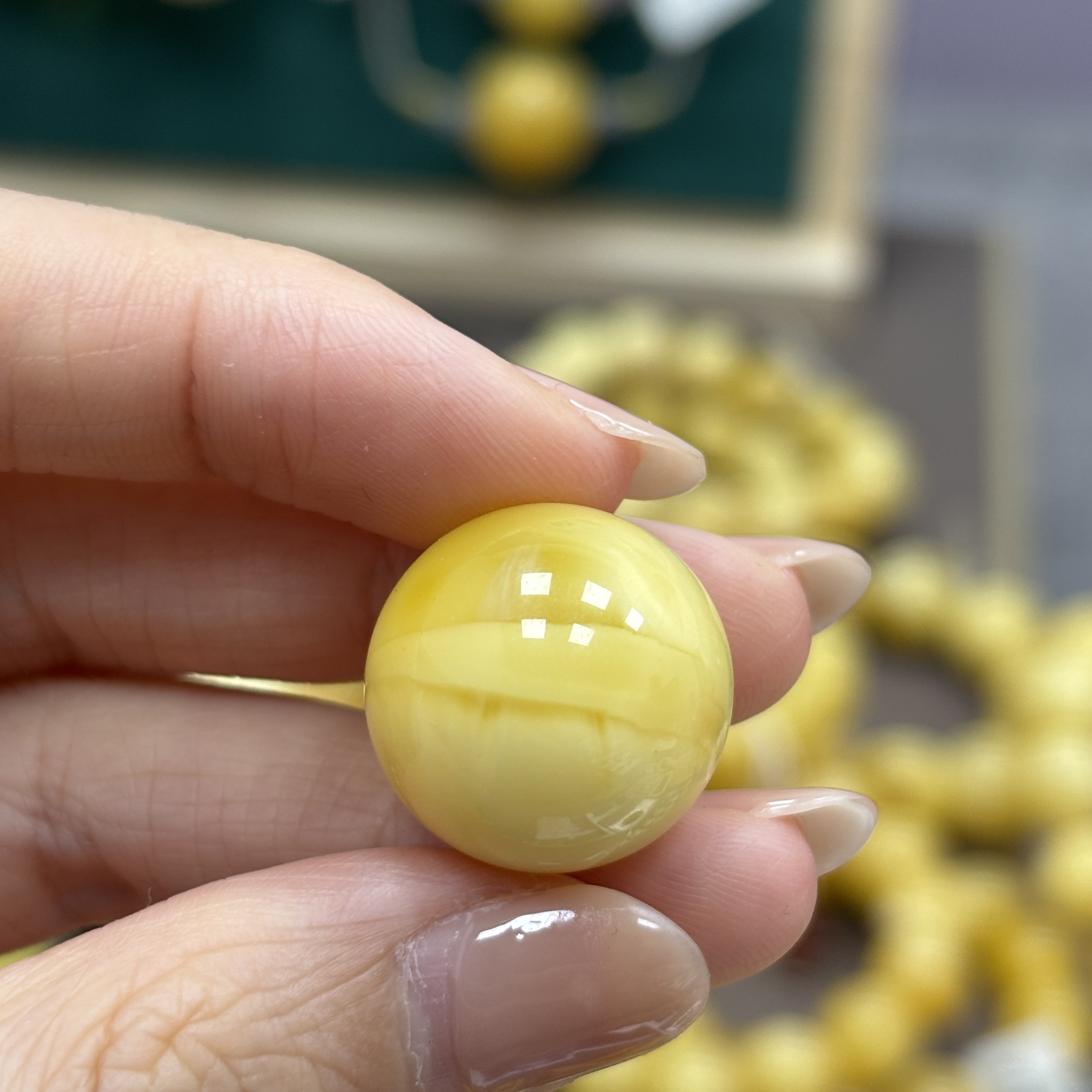 18.5mm 小妖珠宝天然原矿琥珀蜜蜡