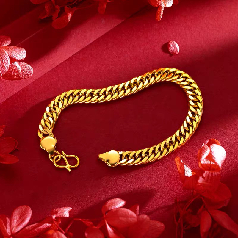 铜合金手链 精工女款老板手链 情侣款