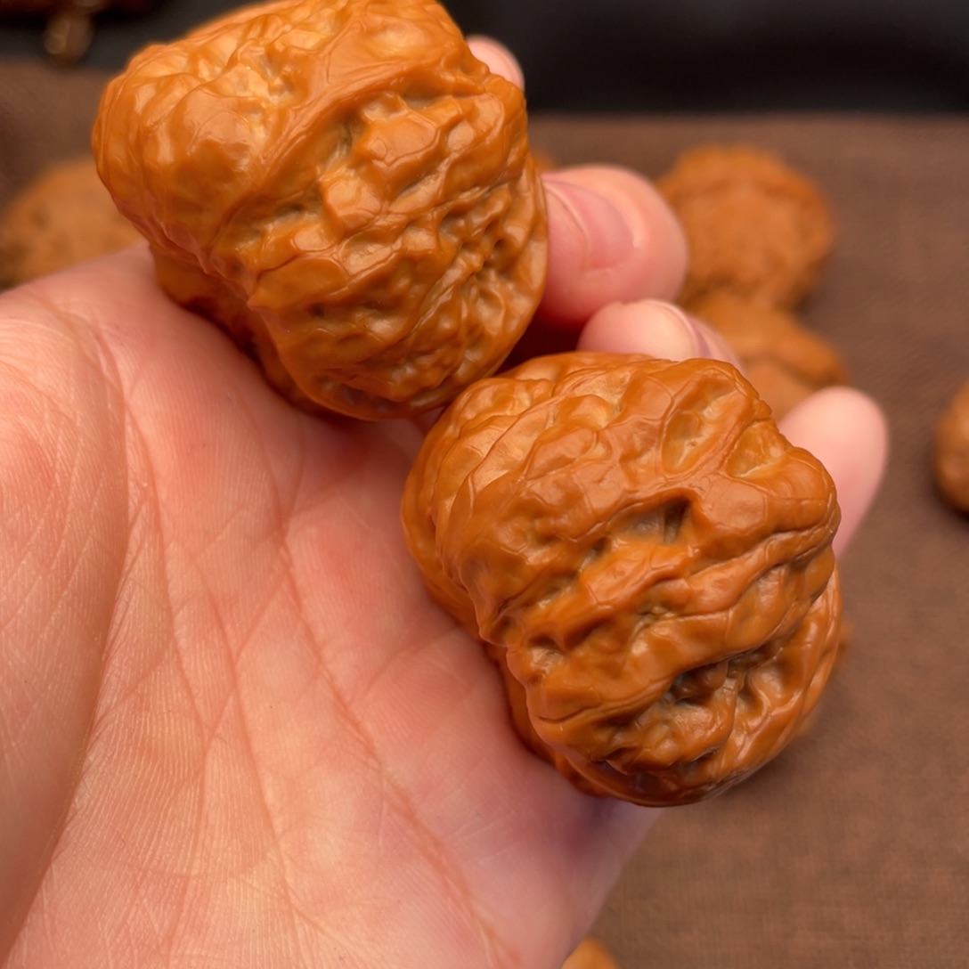 文玩核桃把件40延庆老树蛤蟆头