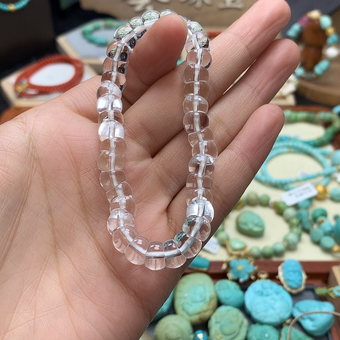 水晶手链未镶嵌?*七定制8mm