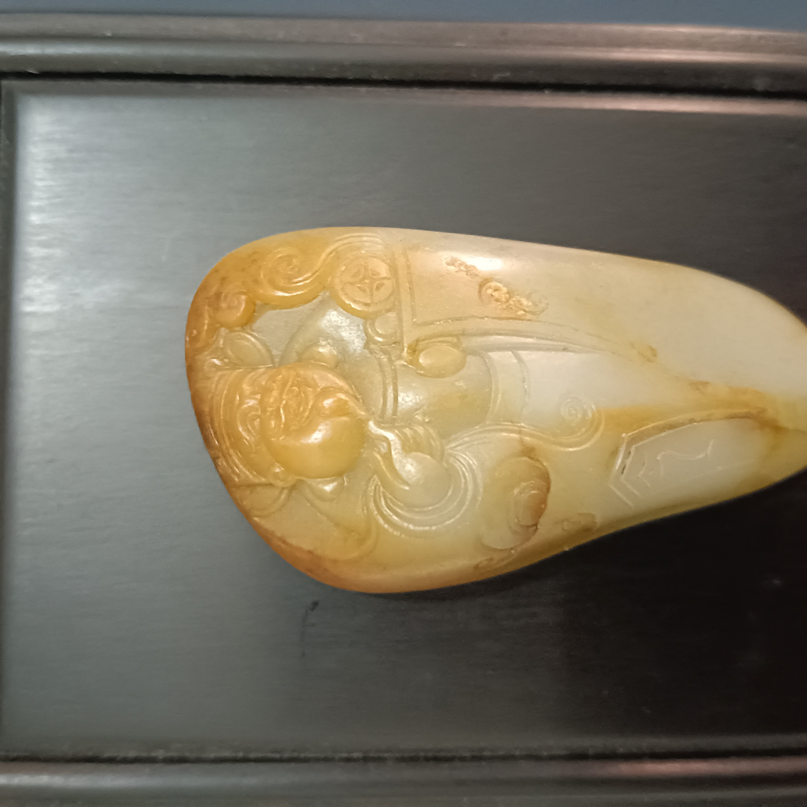 新疆和田玉财神挂件