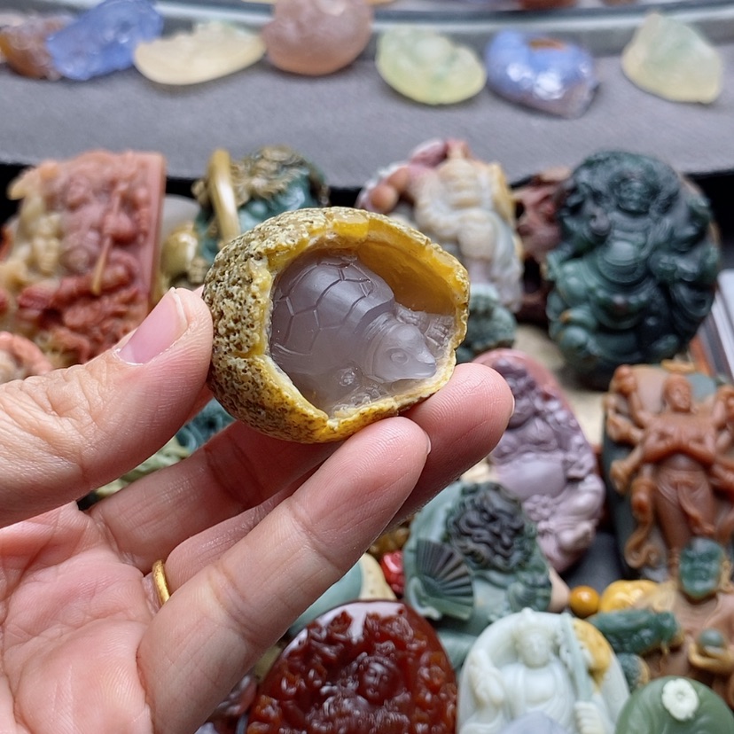 【闪购商品】未镶嵌吊坠定制玛瑙