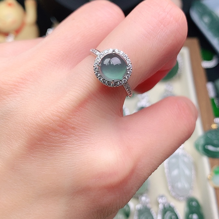 颈饰银S925镶嵌翡翠吊坠