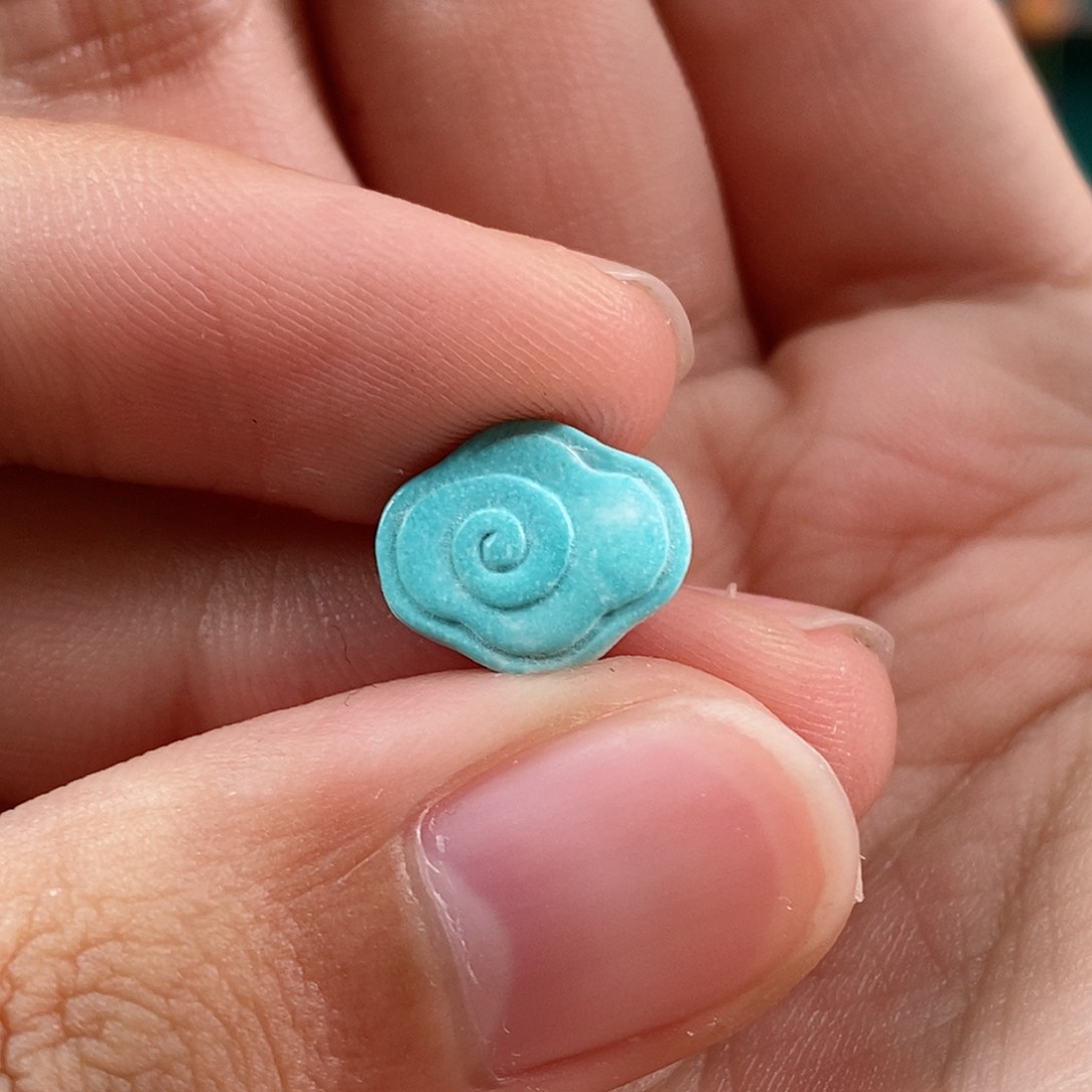 绿松石珠宝奇石未镶嵌