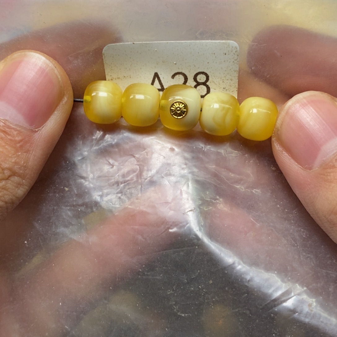 灬***白蜜蜡18K金镶嵌裸石质检