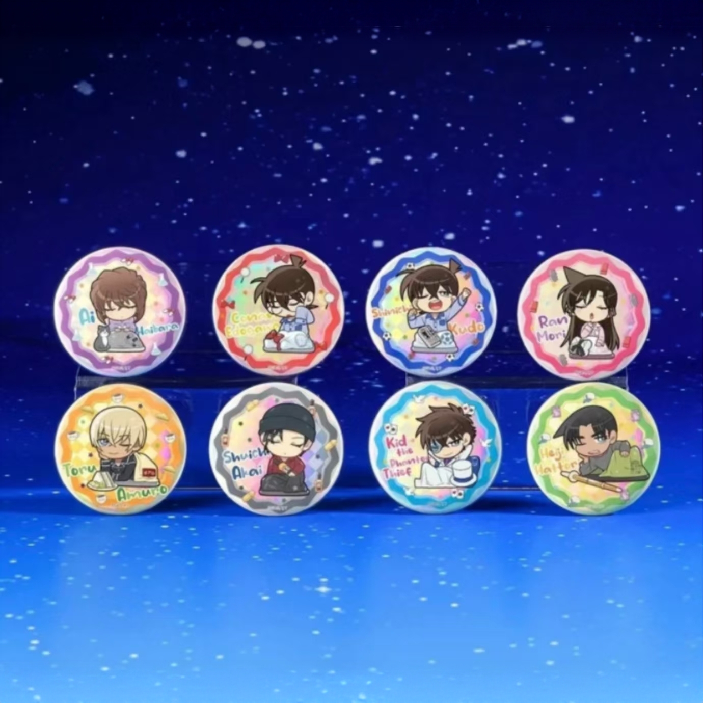 名侦探柯南 布团系列Q版收藏徽章