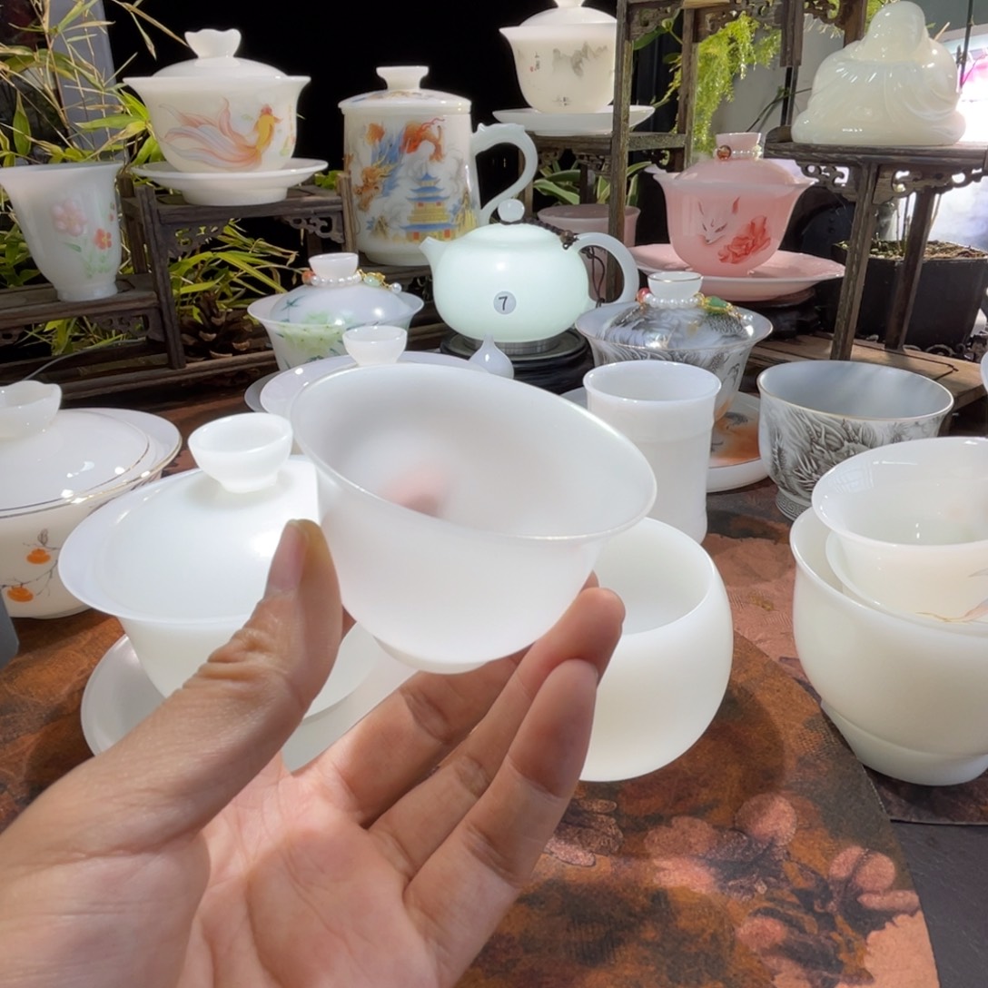 从***是冰晶璞玉素烧薄胎铃铛杯50ml