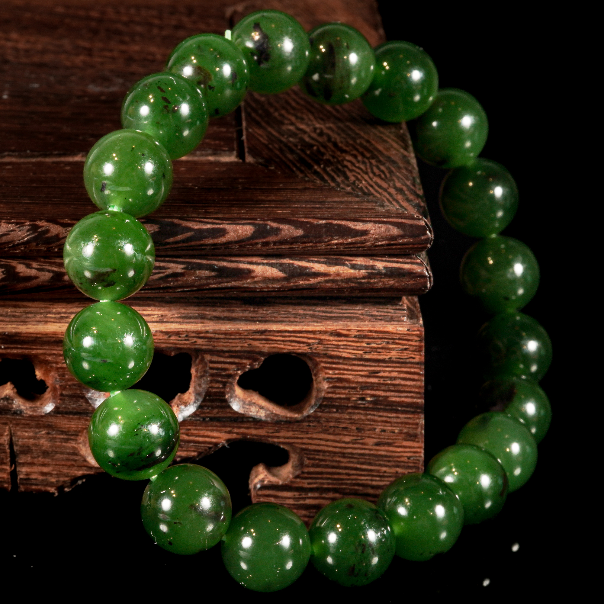 LOT.016和田碧玉手链/X2305