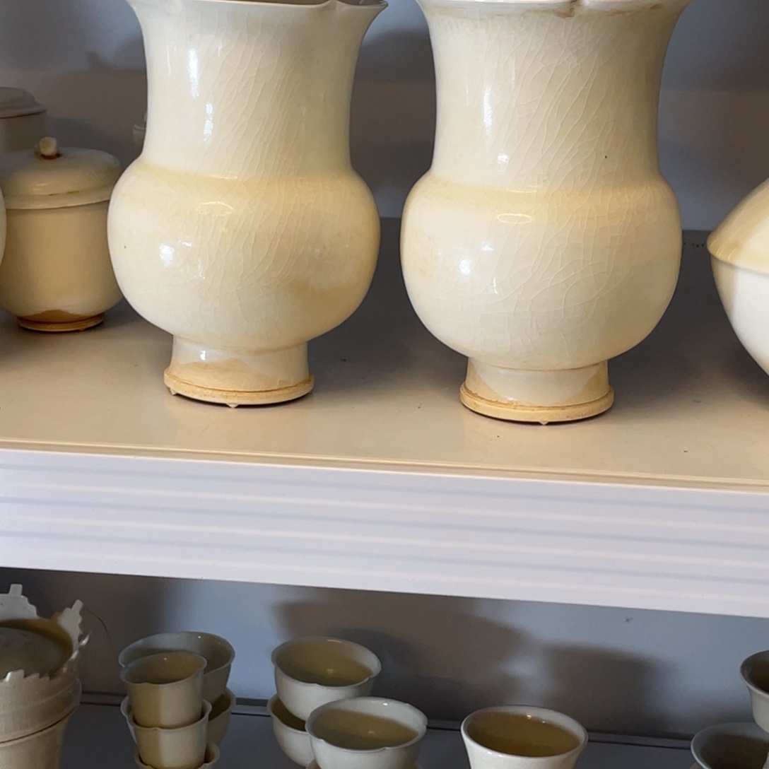 古***远赏品支钉渣斗一对