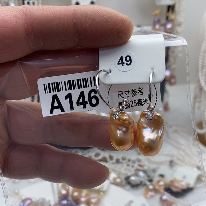 淡水珍珠合金颈饰146