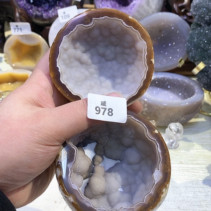 【闪购商品】玛瑙/玉髓天然玛瑙摆件未镶嵌