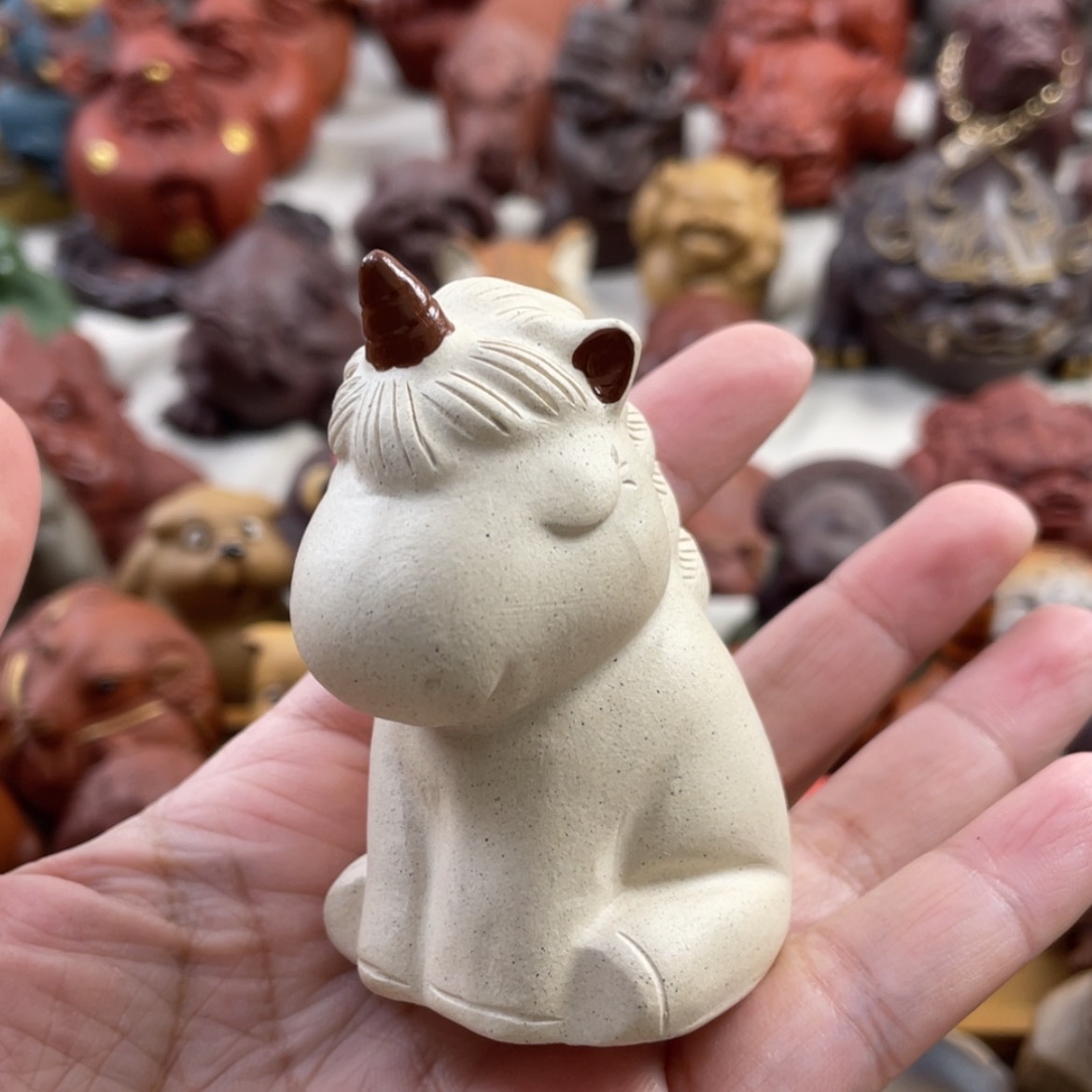 【闪购商品】紫砂茶宠紫砂独角兽