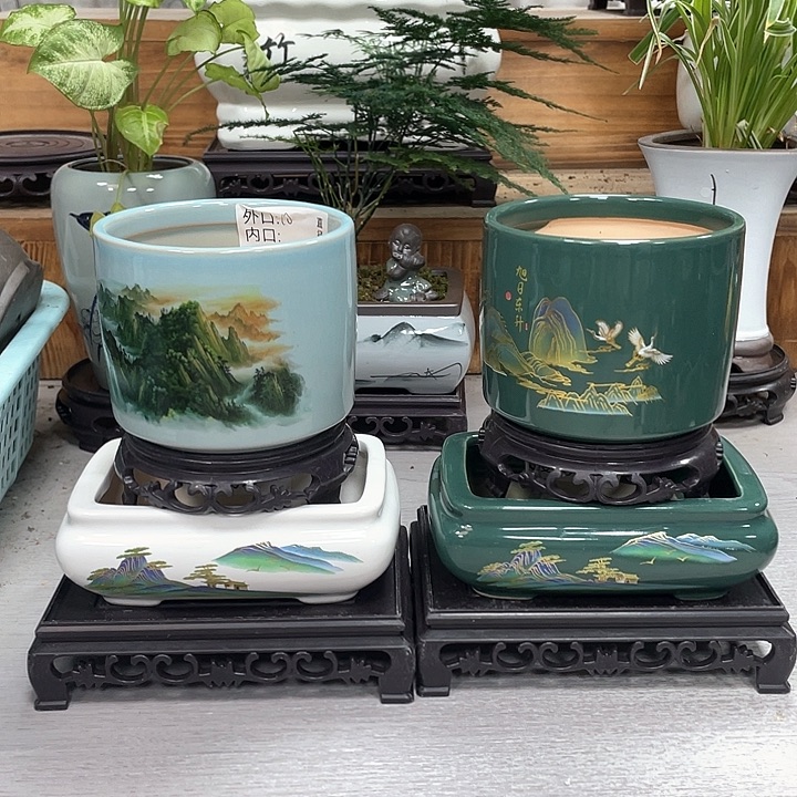 陶瓷花盆精美紫砂抢购双11