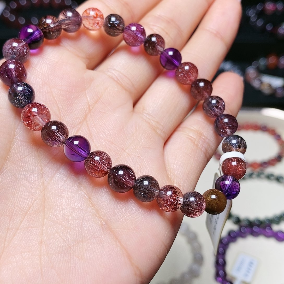 水晶手串未镶嵌超七