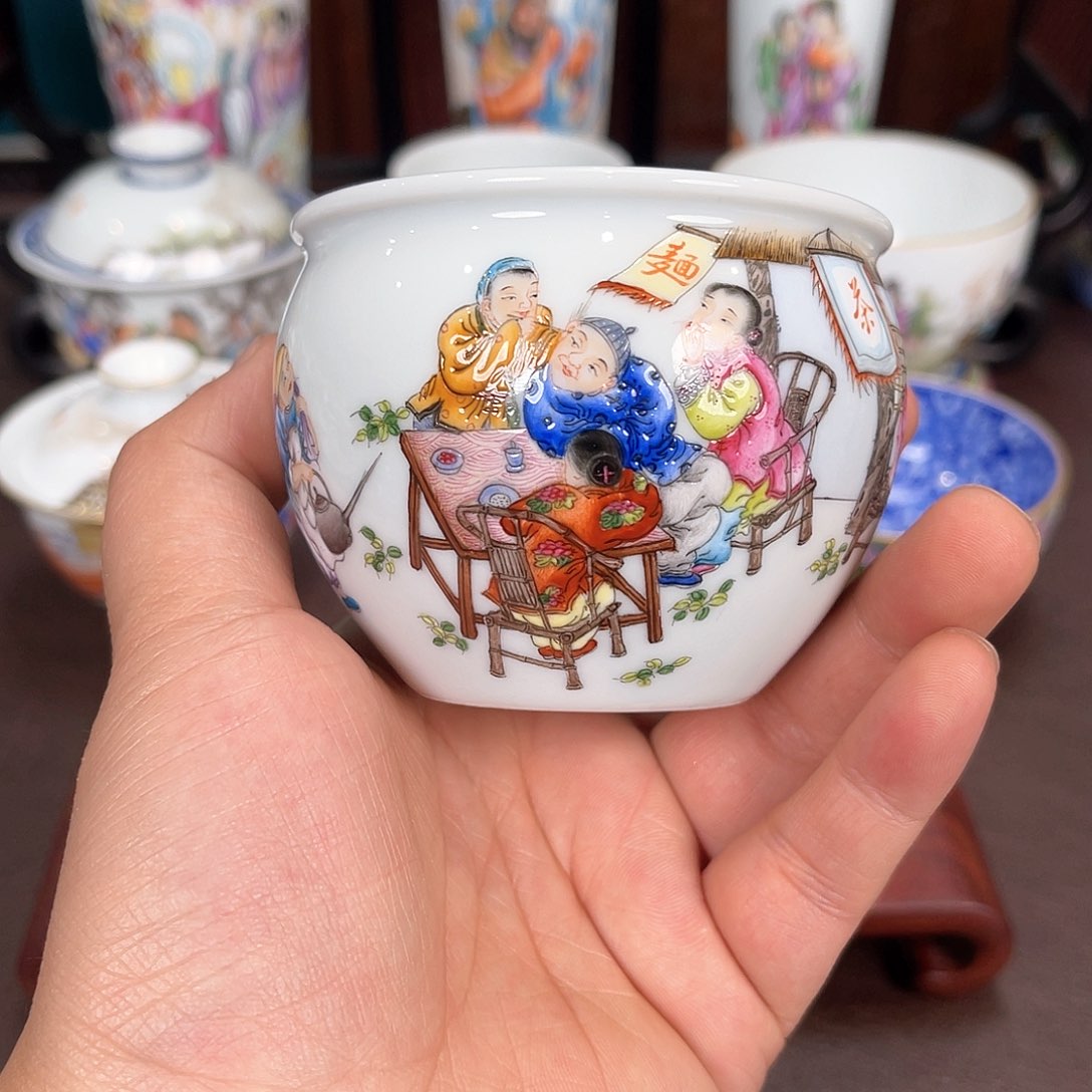 杯景德镇瓷器全手工制作