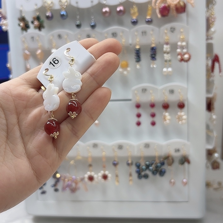 淡水珍珠发饰未镶嵌