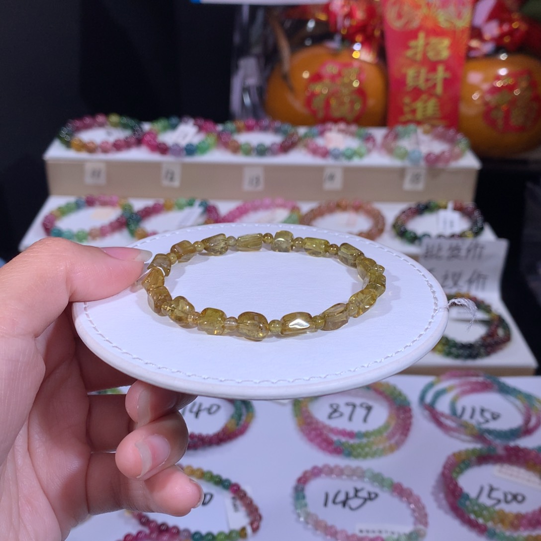 碧玺手链未镶嵌碧玺