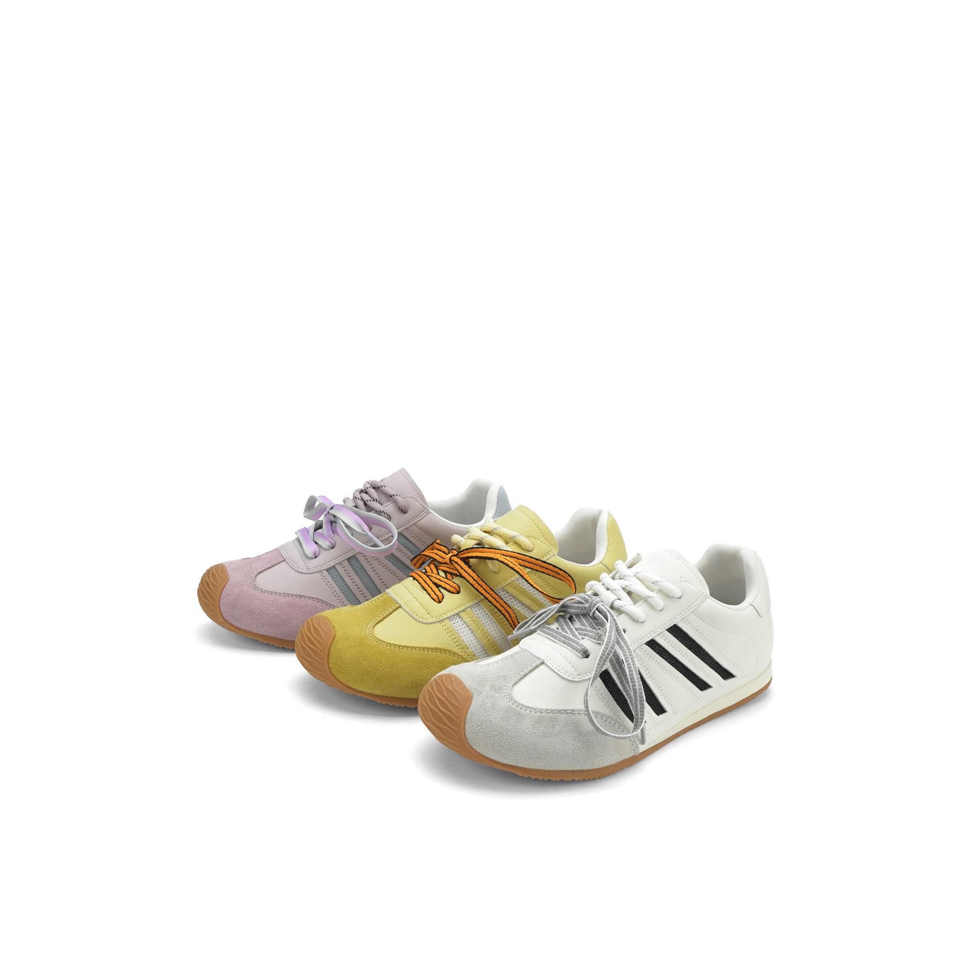 新款复古拼色网面系带休闲百搭休闲鞋D9795317