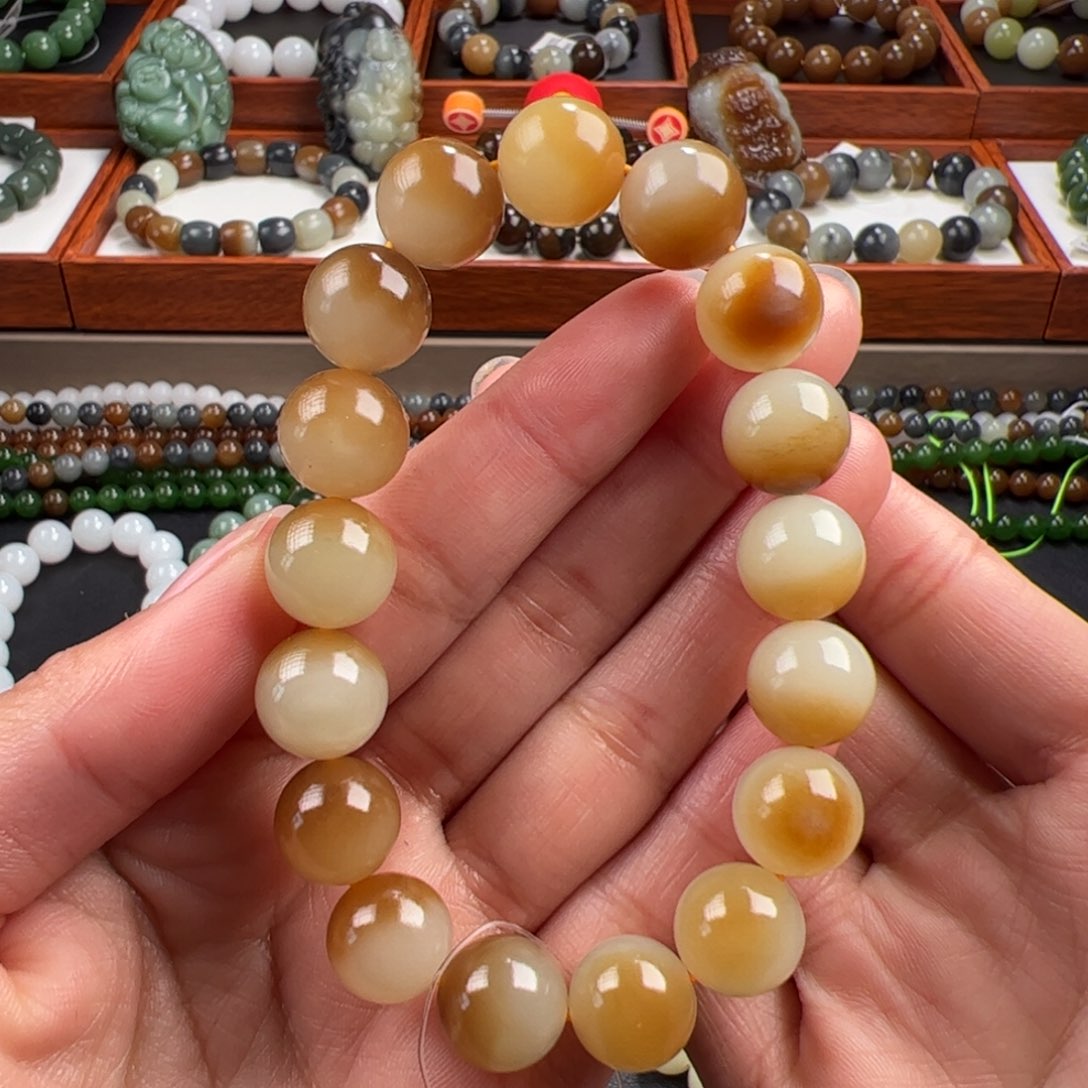 和田玉手链未镶嵌