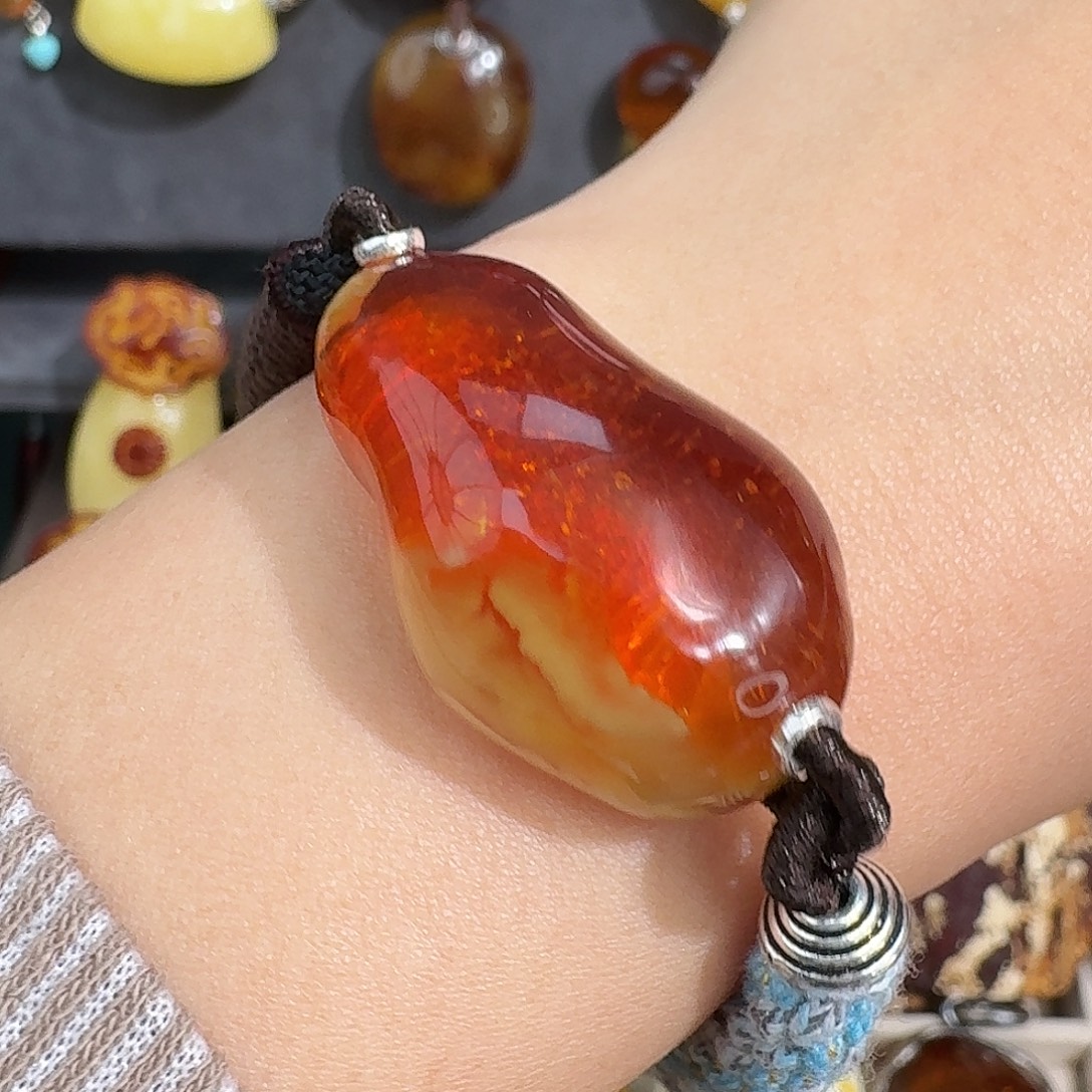 琥珀未镶嵌裸石我