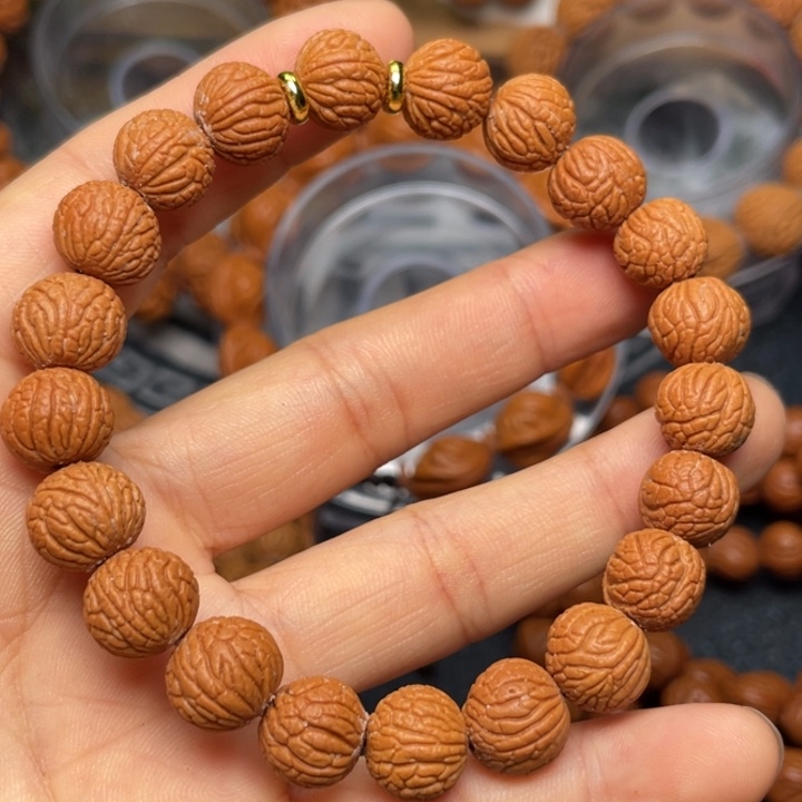 桃核手串龙纹桃核11