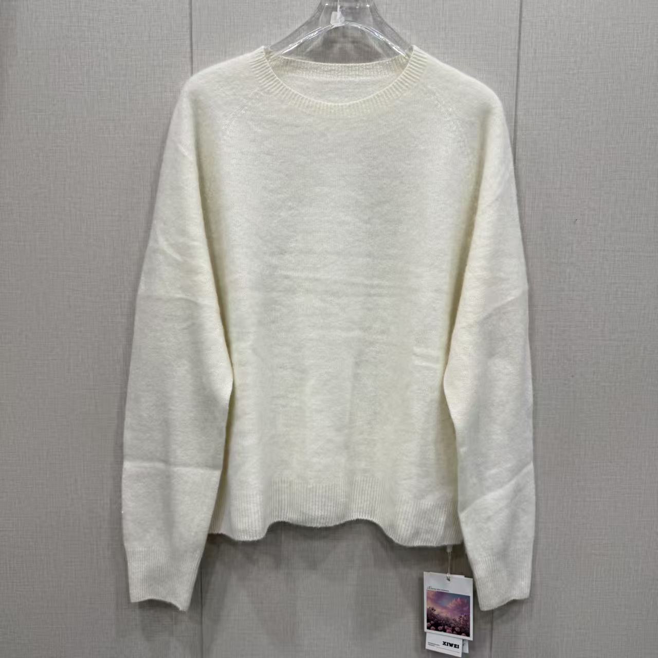 3565   米白100%山羊绒上衣