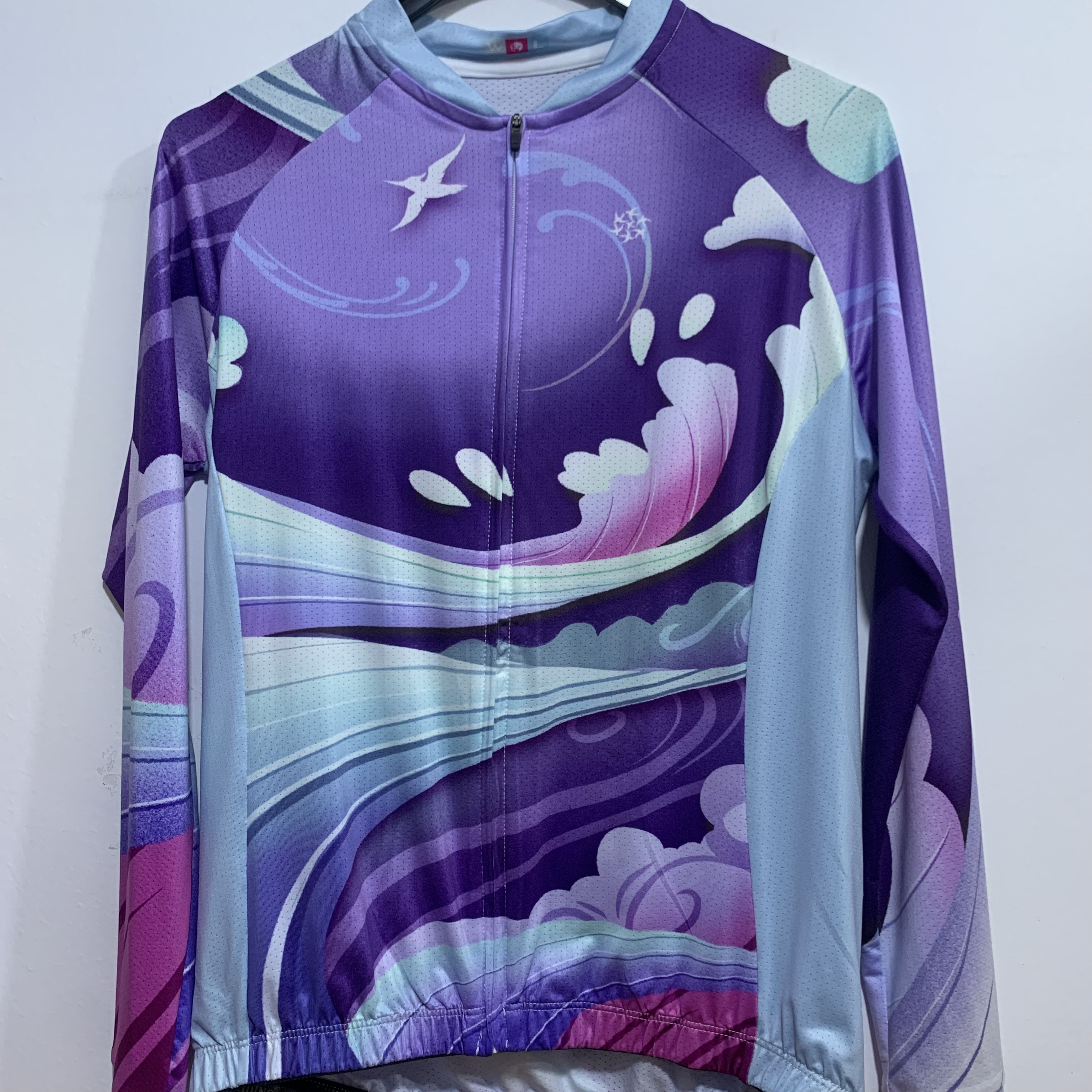 SQ 481【海浪冰丝长袖女士】ILPALADINO专业版骑行服