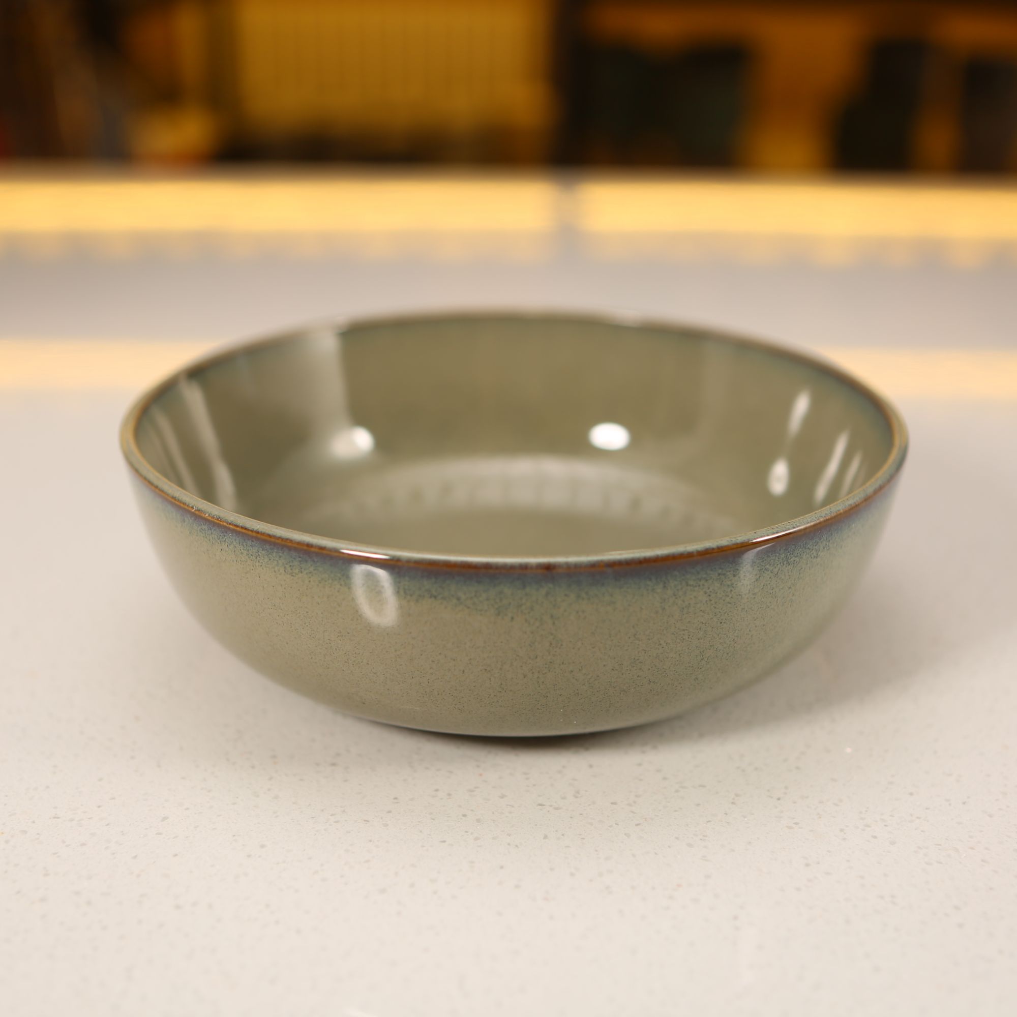 高温釉下彩陶瓷碗北欧复古餐具轻奢简约风