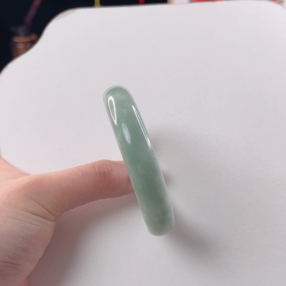 蓝田玉（蛇纹石化大理石玉）手镯未镶嵌ℳ****夏