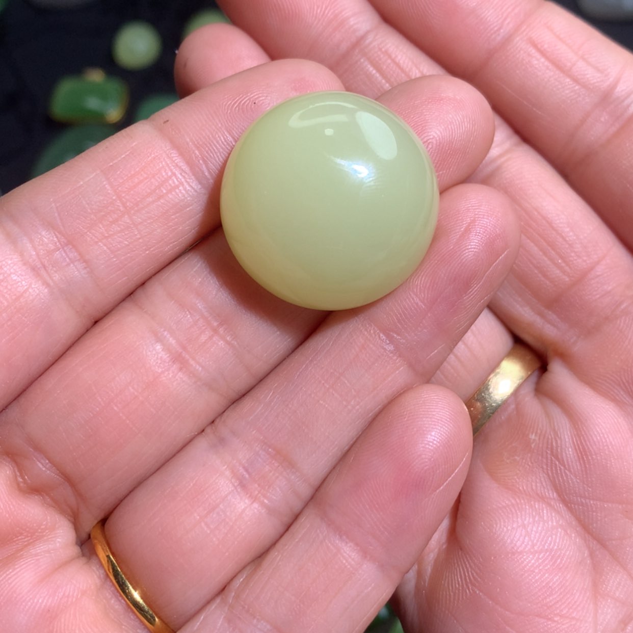 【闪购商品】和田玉珠宝半成品未镶嵌M****a