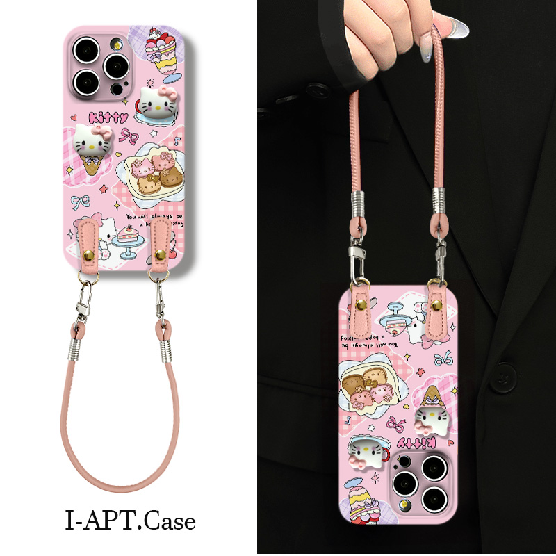 蛋糕雪糕KT饼干菲林软壳适用iPhone苹果16手机壳华为oppo小米vivo
