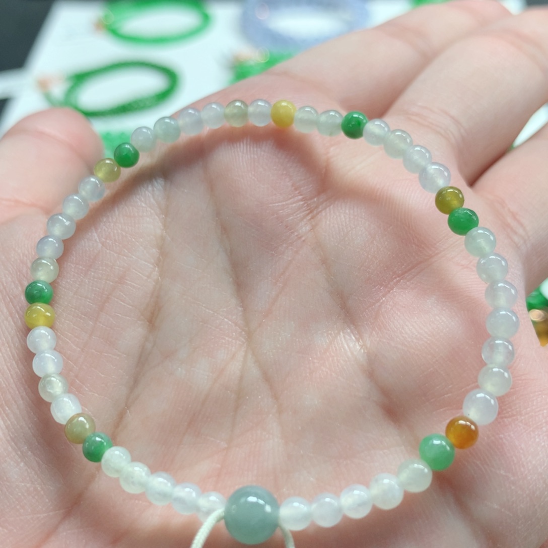 翡翠未镶嵌手链翡翠