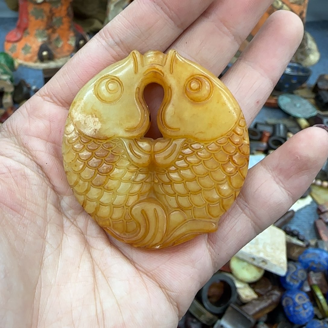 未镶嵌和田玉（糖玉）挂件