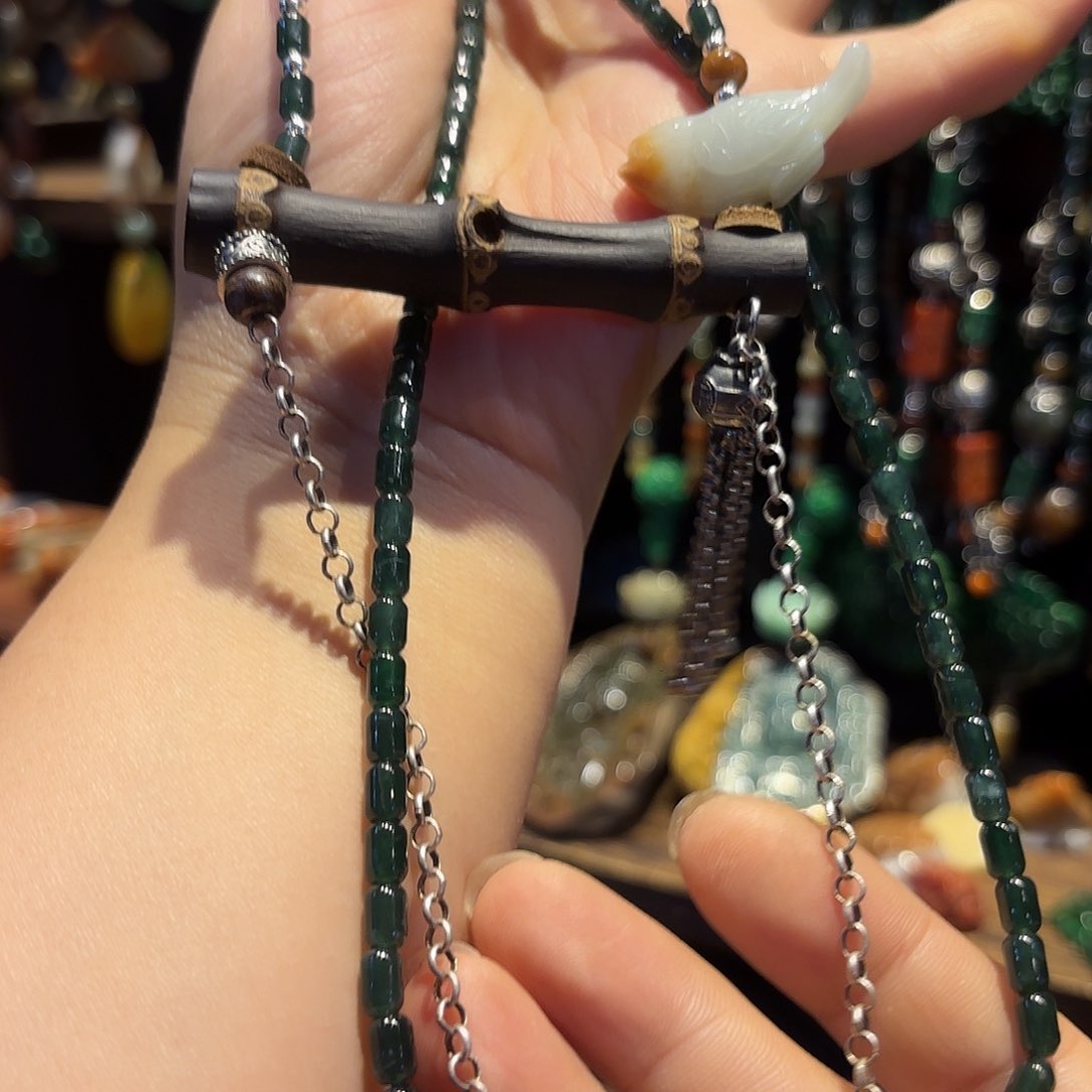 翡翠颈饰未镶嵌原创