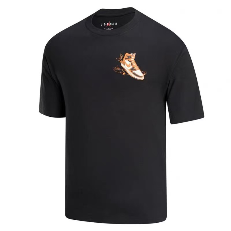 NIKE/耐克AirJordan男女同款纯棉休闲圆领印花百搭T恤HQ8973010