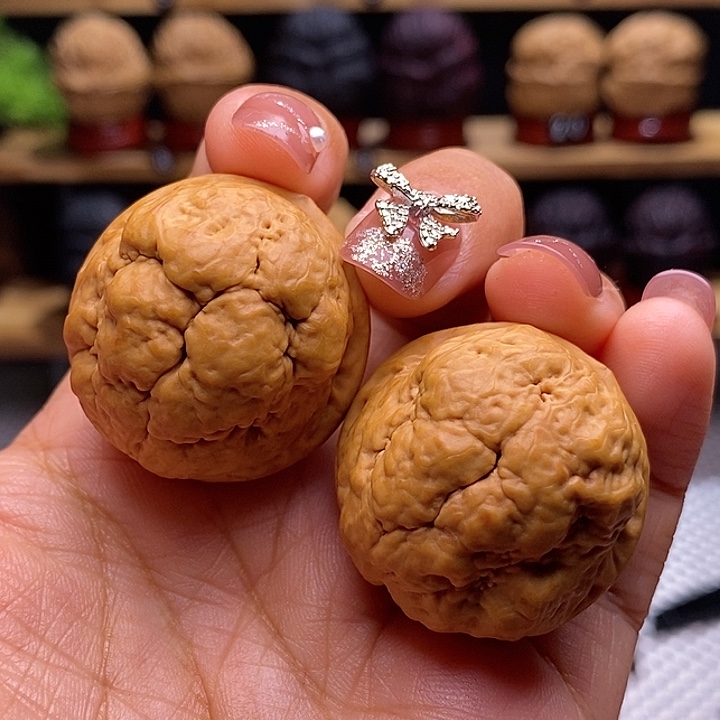 文玩核桃把件肌肉达摩17