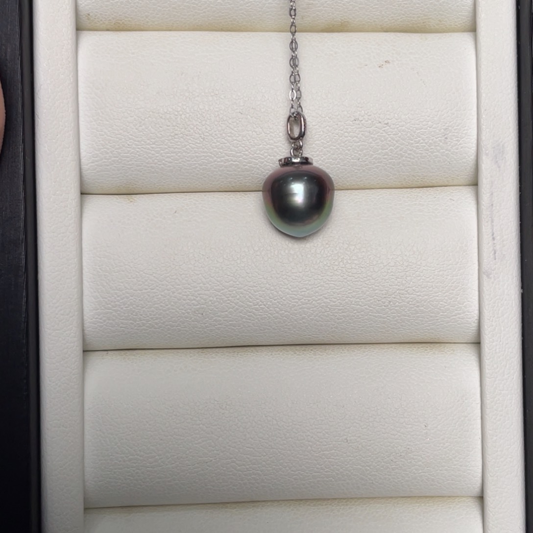 海水珍珠颈饰银S925镶嵌