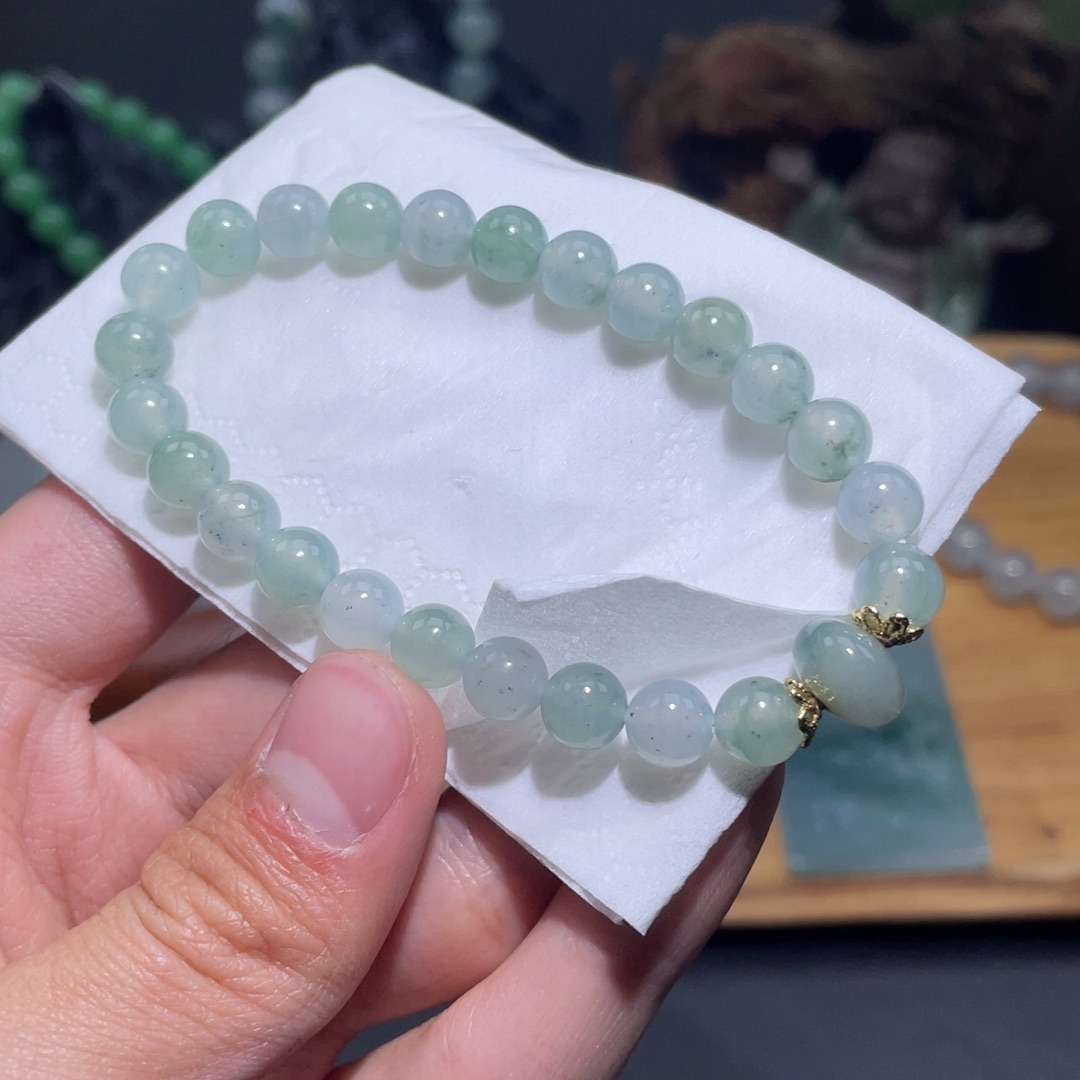 定制翡翠未镶嵌手串